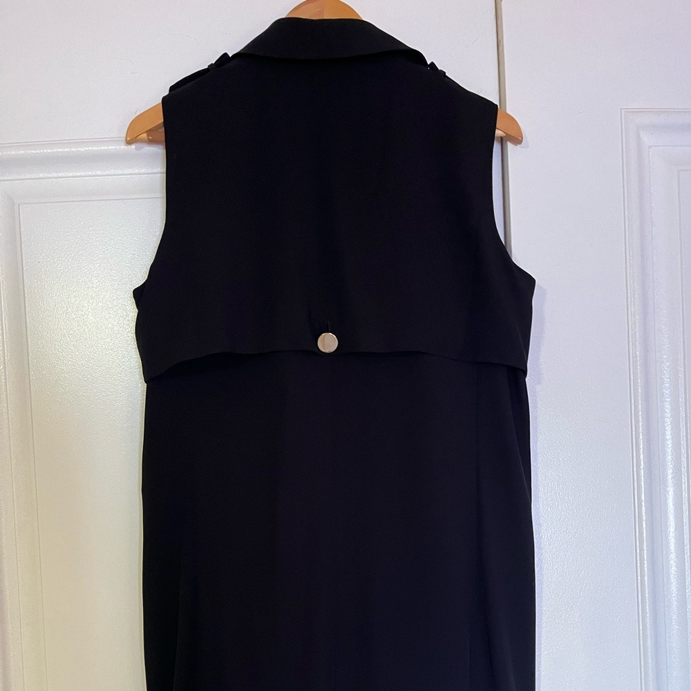 Calvin Klein Black Backless Dress